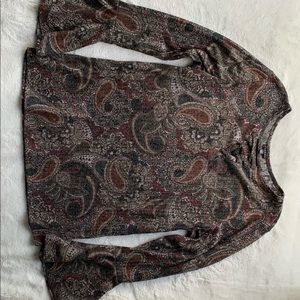 HANNAH flared sleeve shirt